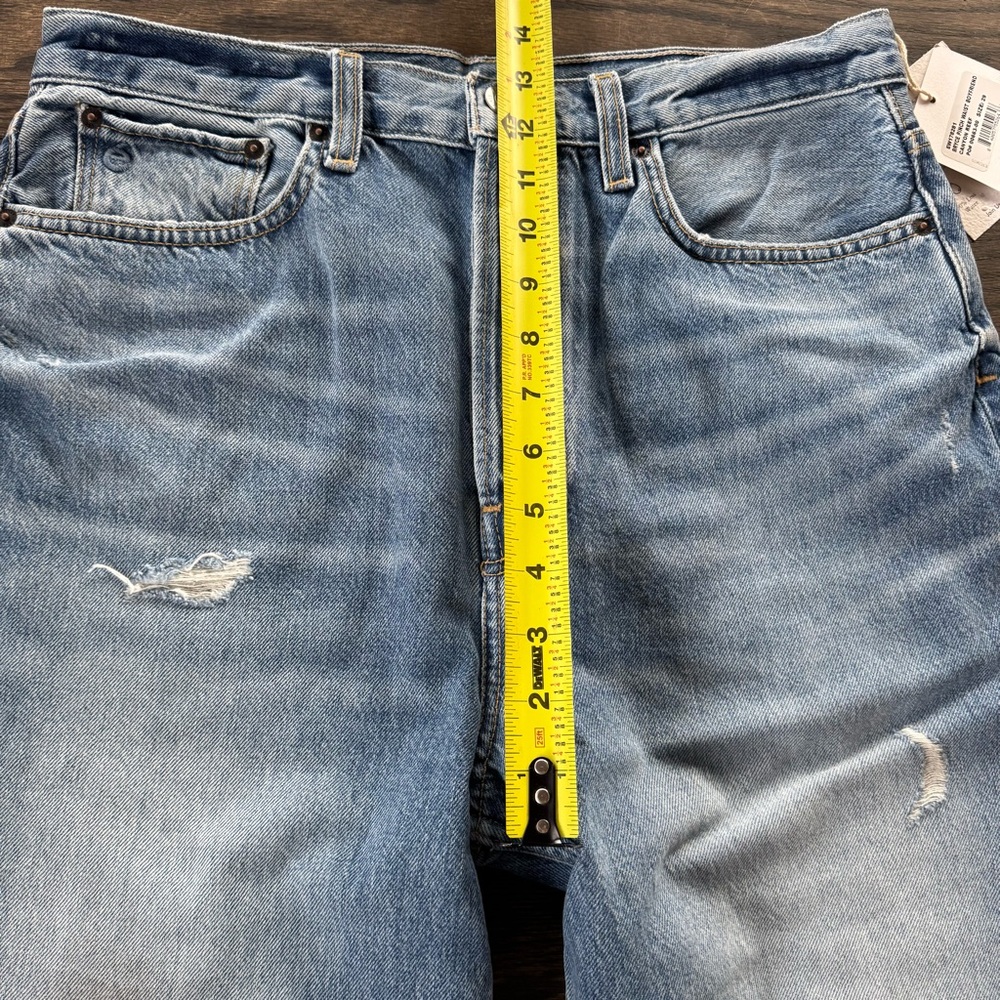 ETICA Bryce Pinch Waist Boyfriend High Rise Jeans - Faded Blue - Picture 13 of 15